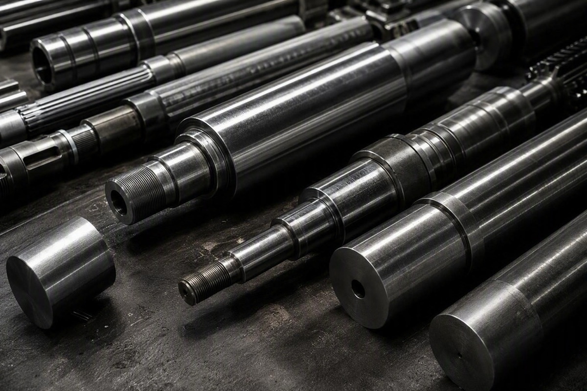 Comparison of C45 and 42CrMo4 steel — machined shafts and round bars